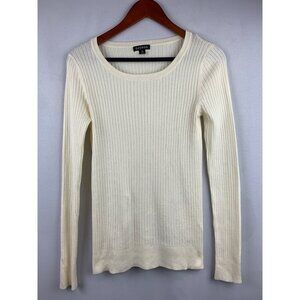 George Womens Ribbed Knit Sweater Top M